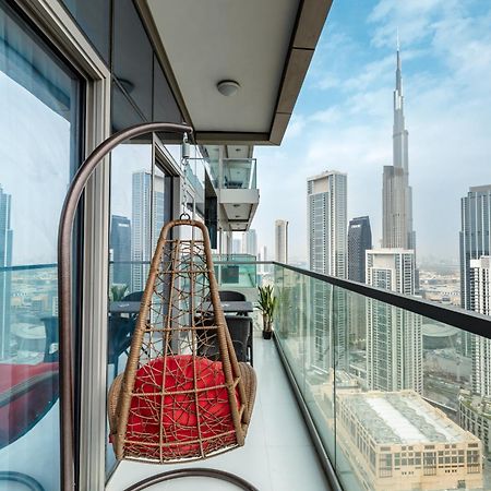 Aliving Luxe 2Br With Burj Khalifa View Infinity Pool Midtown-4704 Apartment Dubai Bagian luar foto