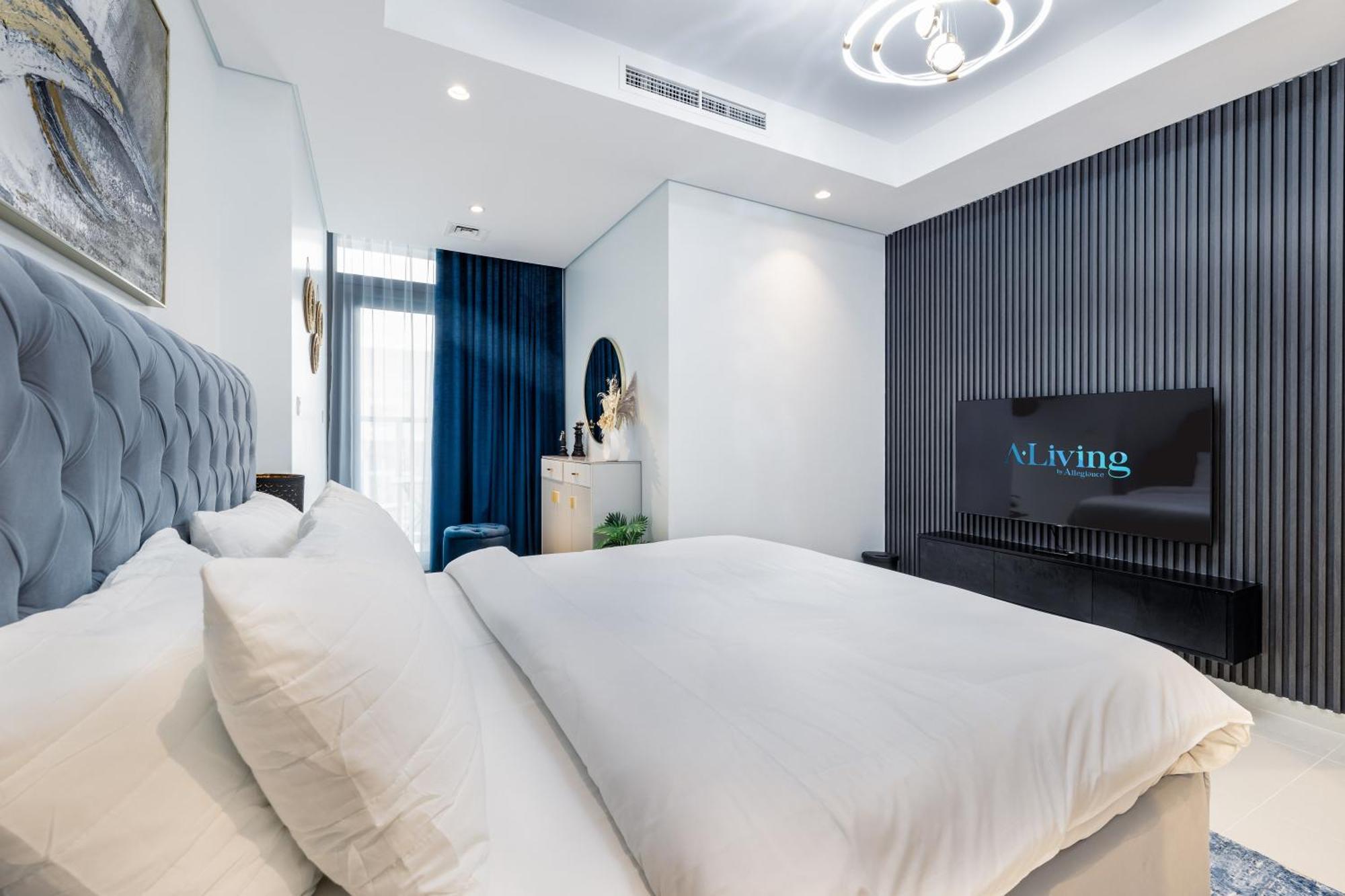 Aliving Luxe 2Br With Burj Khalifa View Infinity Pool Midtown-4704 Apartment Dubai Bagian luar foto